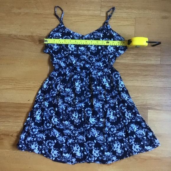 Cotton On Navy Blue White Dress Sz XS - Picture 1 of 6